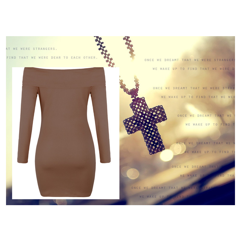 Fashion Autumn And Winter Keep Warm Long Sleeve One Shoulder Maternity Dress Sexy Maternity Dress