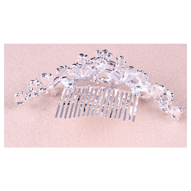 Luxury Crystal Bridal Crown Necklace Earrings Jewelry Sets Fashion Crystal Wedding Three Piece Suit