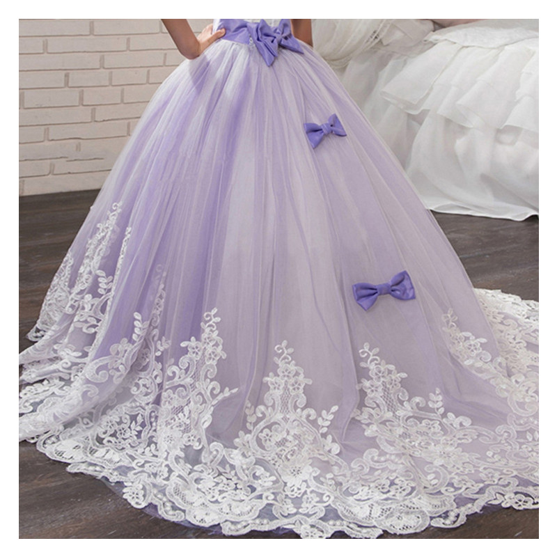 Kids Flower Girls Wedding Dress For Girl Party Dresses Lace Princess Summer Children Princess Dress
