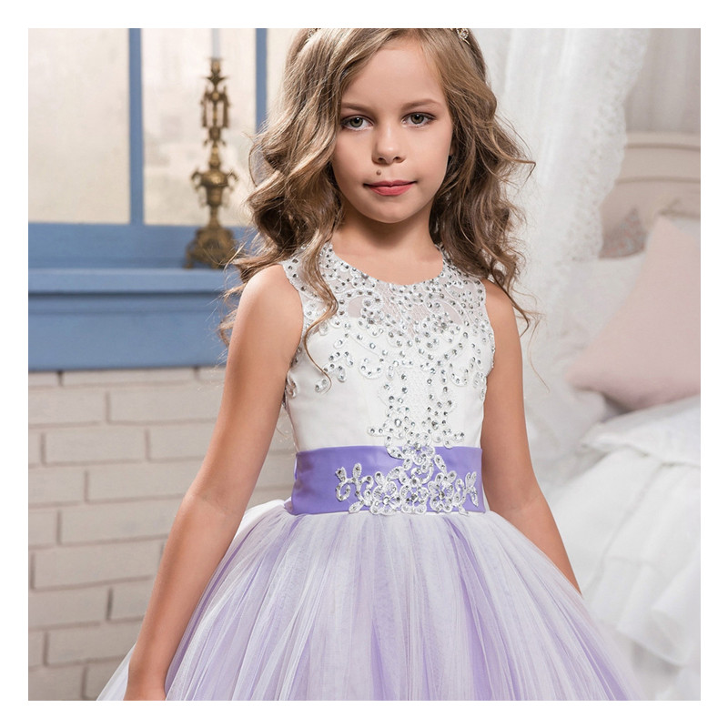 Kids Flower Girls Wedding Dress For Girl Party Dresses Lace Princess Summer Children Princess Dress