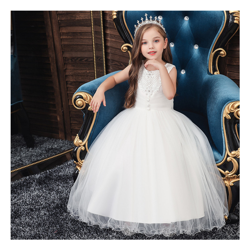Kids Flower Girls Wedding Dress For Girl Party Dresses Princess Summer Children Princess Dress