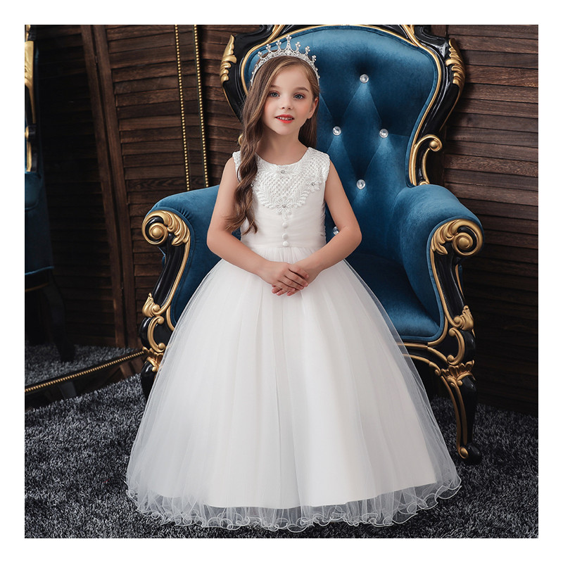 Kids Flower Girls Wedding Dress For Girl Party Dresses Princess Summer Children Princess Dress