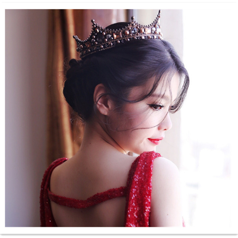 Luxury Bridal Crown Rhinestone Crystal Bride Crown Wedding Jewelry