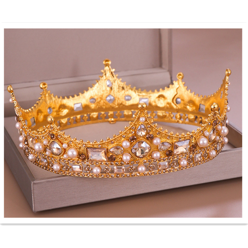 Luxury Bridal Crown Rhinestone Crystal Bride Crown Wedding Jewelry