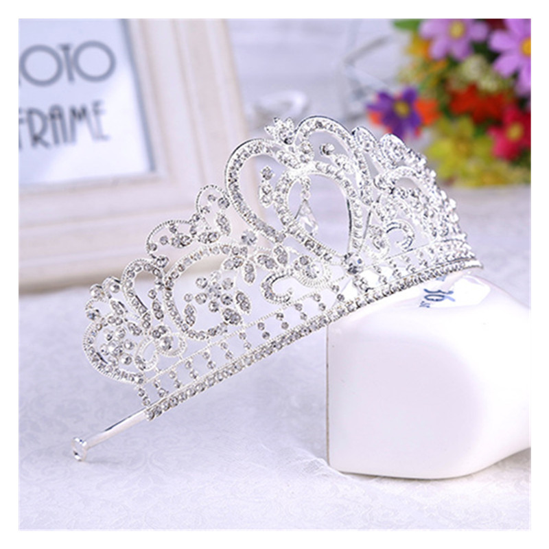 Grace Crown Bridal Tiara Bridal Crown Rhinestone Luxurious Bride Gold Silver Wedding Jewelry