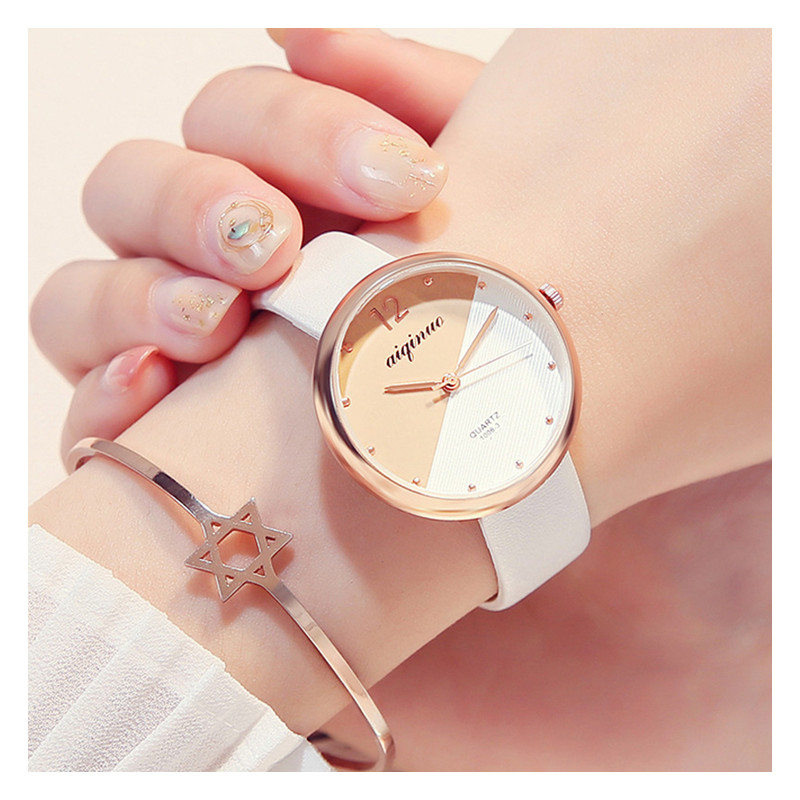 Fashion Simple Quartz Watch Women Wrist Watches Ladies Wristwatch Clock Quartz-watch