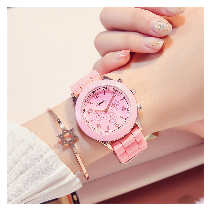 New Silicone Women Sports Leisure Time Watches Outdoor Sport Watch Boy Girl Wristwatch