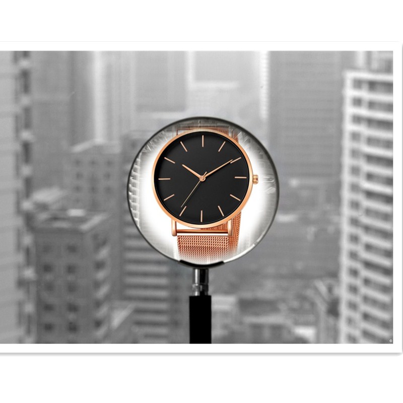 2019 Men&apos;s Fashion Watch Top Brand Luxury Business Man Watch Sports Watch Metal Belt
