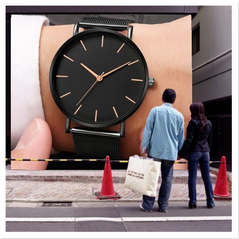 2019 Men&apos;s Fashion Watch Top Brand Luxury Business Man Watch Sports Watch Metal Belt