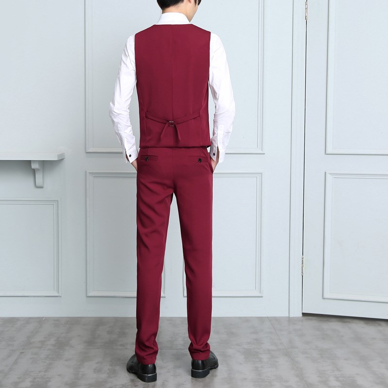 Fasion Business Men Suit Wedding Suits for Men Shawl Collar 3 Pieces Slim Fit Groomsman Suit