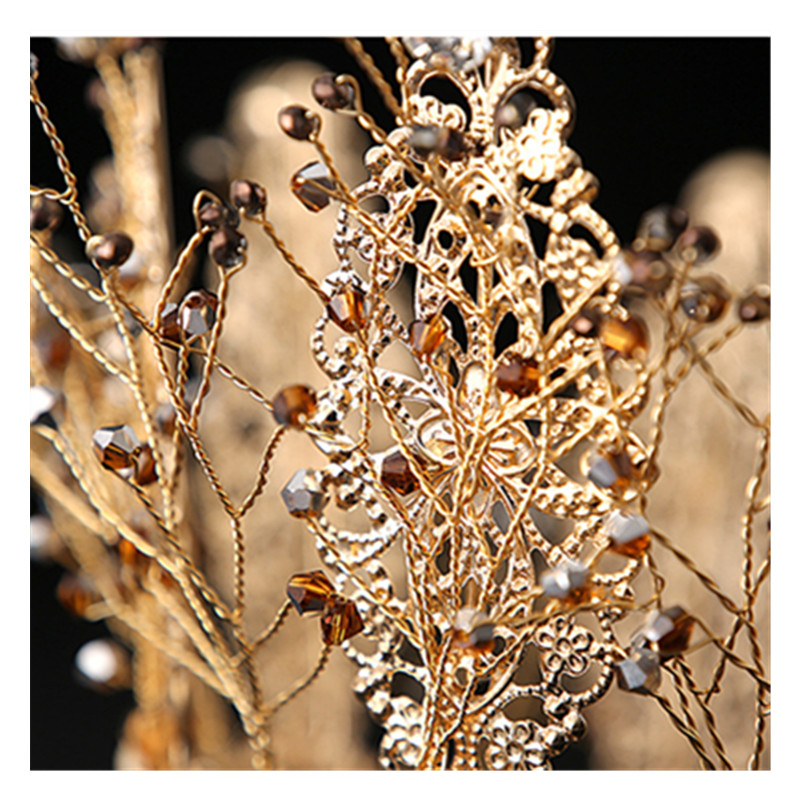Luxurious Wedding Jewelry Crown Earrings Jewelry Party Banquet Crystal Bridal Accessories Suit