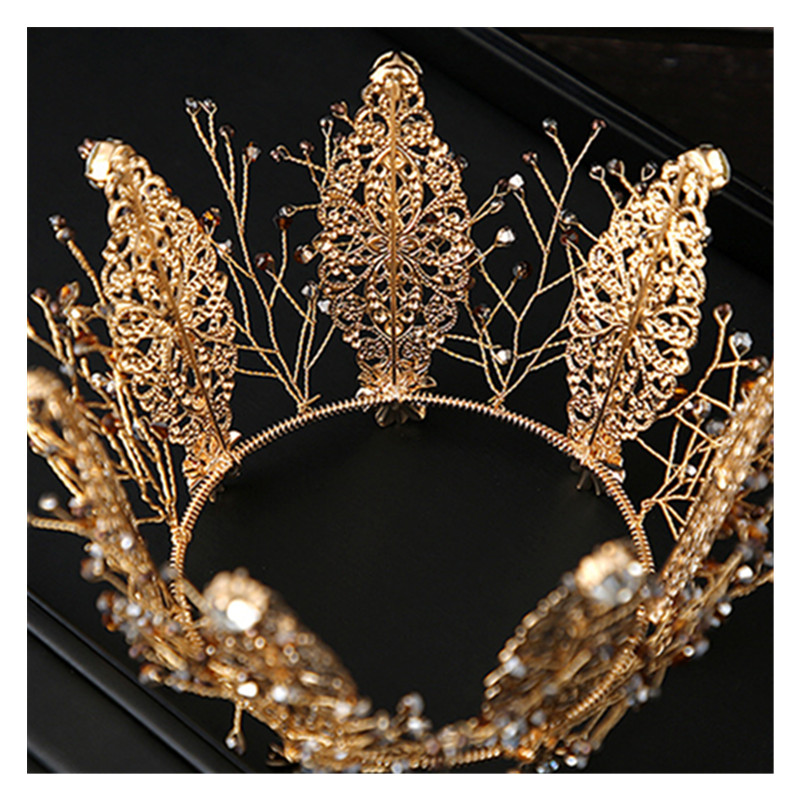 Luxurious Wedding Jewelry Crown Earrings Jewelry Party Banquet Crystal Bridal Accessories Suit