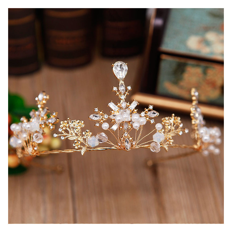 Luxurious Wedding Jewelry Crown Earrings Jewelry Party Banquet Crystal Bridal Accessories Suit