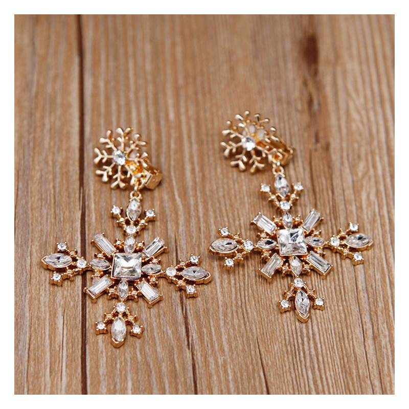 Luxurious Wedding Jewelry Crown Earrings Jewelry Party Banquet Crystal Bridal Accessories Suit