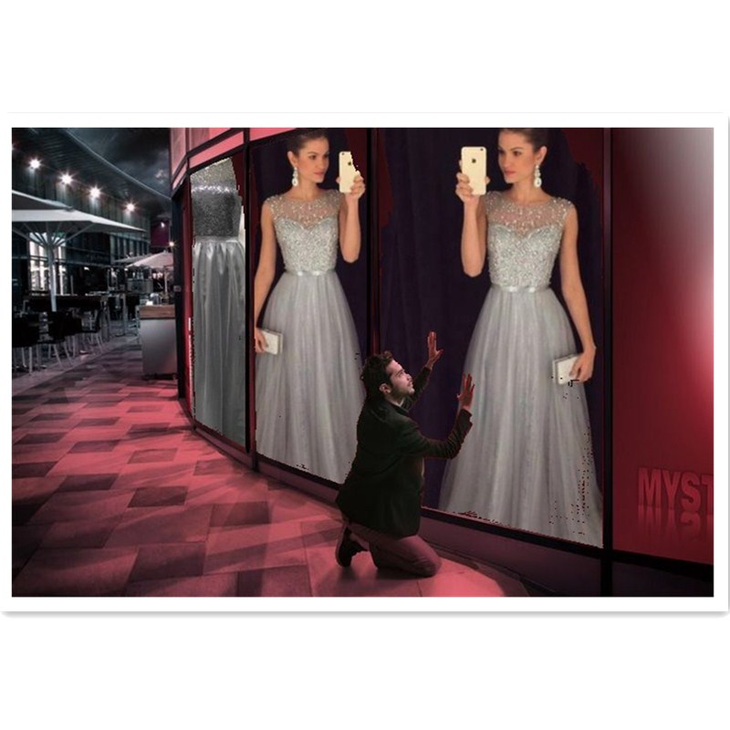 2020 Lady Sequins Evening Dress Elegant Long Concert Skir Wedding Party Dress Red Carpet Skirt