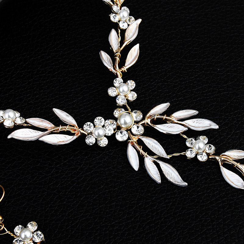 Vintage Luxury Elegant Crystal Bridal Necklace Earrings Jewelry Sets Fashion Jewelry Wedding Jewelry