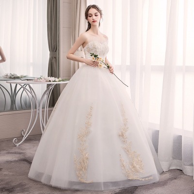Young  French Style Slim Fit wedding dress Mermaid Large tail wedding dress Bride Evening Dress