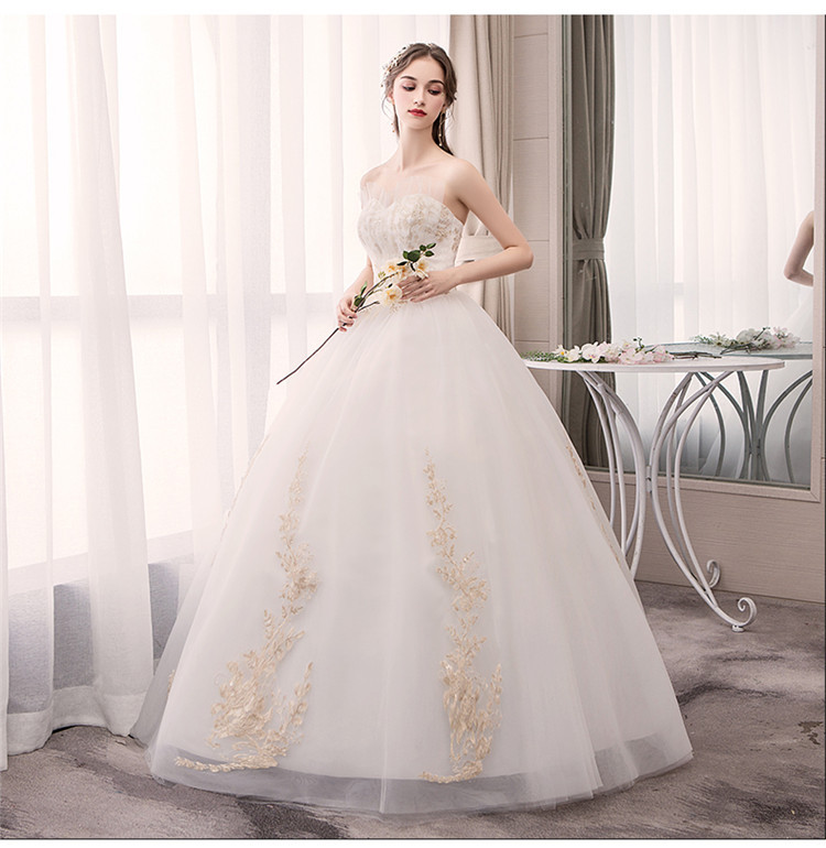 Young  French Style Slim Fit wedding dress Mermaid Large tail wedding dress Bride Evening Dress