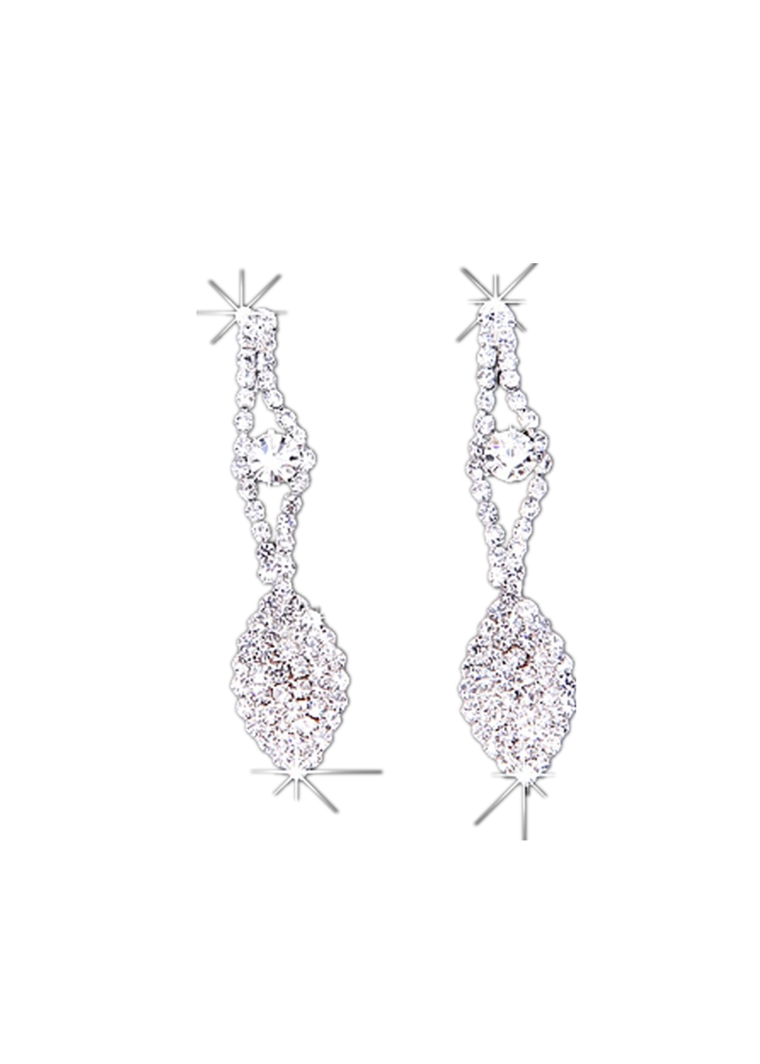 Korean simple wedding dress with luxurious bridal crown necklace earrings three piece set