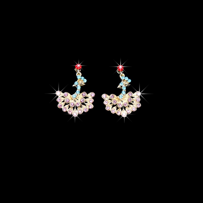 Chinese Style Bridal Accessories party party luxury Crown Necklace Earrings three piece set