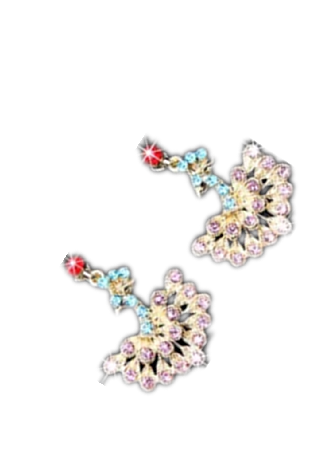Chinese Style Bridal Accessories party party luxury Crown Necklace Earrings three piece set