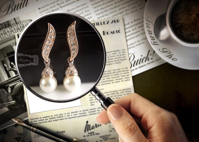 Luxury Necklace  Diamond Pearl Wedding Earrings Jewelry Sets Fashion Party Jewelry Wedding Sets