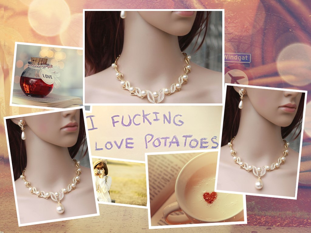 Banquet vintage Luxury Elegant Crystal Bridal Necklace Earrings Jewelry Sets Fashion Wedding