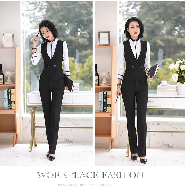 Hight Quality Office Lady Suit White Collar Business Cloth Lady Formal Work Suit Concert Cloth Women Formal Dress