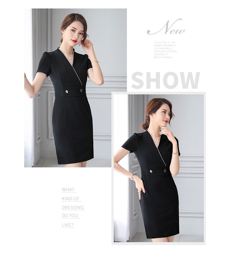 Office Lady Suit White Collar Business Casual Cloth Lady Work Suit Concert Clothing Party Dress