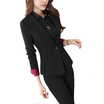 Office Lady Suit White Collar Business Cloth Lady Formal Work Suit Shirt+Blazer+Skirt 3pcs Set