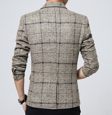 Luxury Slim Suit Business Casual Korean Style Cloth Party Blazer Cool &amp; Fashion Suit Jacket