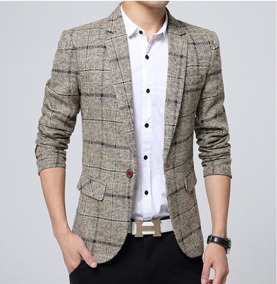 Luxury Slim Suit Business Casual Korean Style Cloth Party Blazer Cool &amp; Fashion Suit Jacket