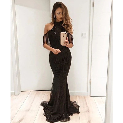 Women Fashion Sexy Skirt Elegant Lady Evening Dress Slim fit  Lady Shiny Party Dress
