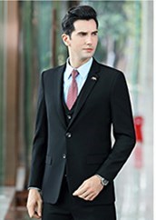 Luxury Slim Suits Business Cloth Groomsman 2PC Suit Blazer Jacket Pants Work Suit Wedding Suit