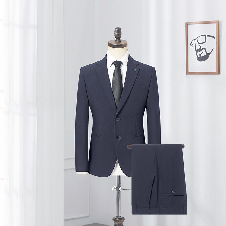 fashion Slim Suit Business Cloth Groomsman 2PC Suit Blazer Jacket Pants Work Suit Wedding Suit