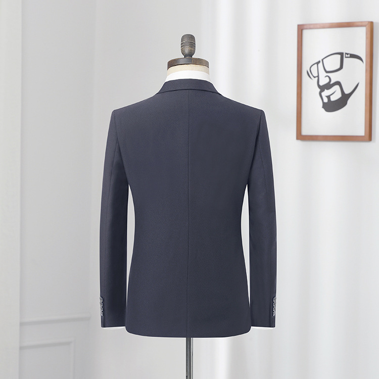 fashion Slim Suit Business Cloth Groomsman 2PC Suit Blazer Jacket Pants Work Suit Wedding Suit