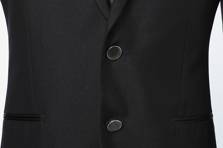 Korean Slim Suit Business Cloth Groomsman 2PC Suit Blazer Jacket Pants Work Suit wedding Suit