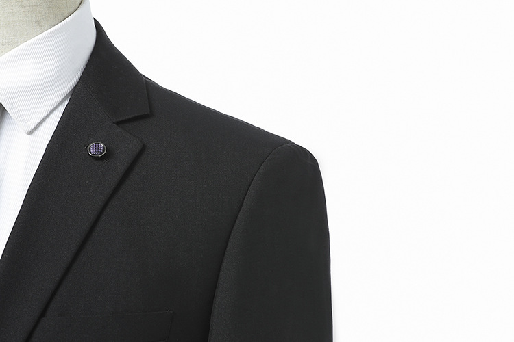 Korean Slim Suit Business Cloth Groomsman 2PC Suit Blazer Jacket Pants Work Suit wedding Suit