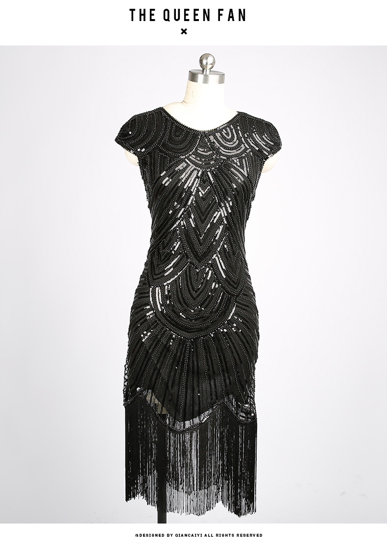 Luxury Slim Fit Evening Dress Tassels Dress Bridemaid Wedding Dress popular Concert Party Skirt
