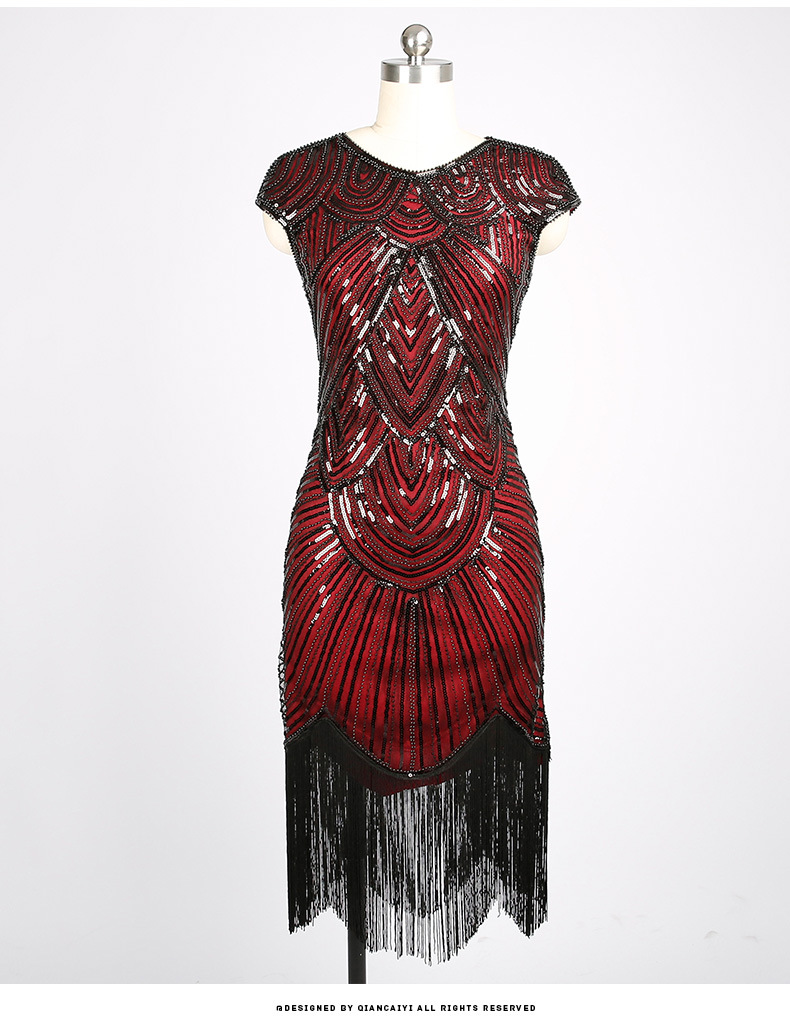 Luxury Slim Fit Evening Dress Tassels Dress Bridemaid Wedding Dress popular Concert Party Skirt