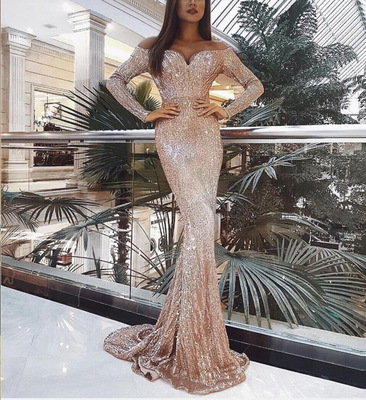 Sexy Close Waisted Strapless V Neck Women Skirt Lady Concert Red Carpet Evenings Parties Girls Dress