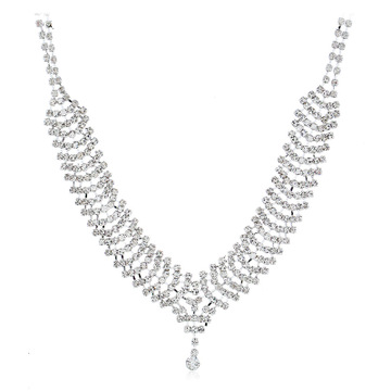 Luxury gracePrincess Bridal Necklace Earrings Jewelry Sets Evening Party Wedding Jewelry Two piece