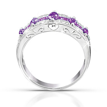 European Fashion Holiday gift Young People Jewelry Fashion flow gold Ring with lettering