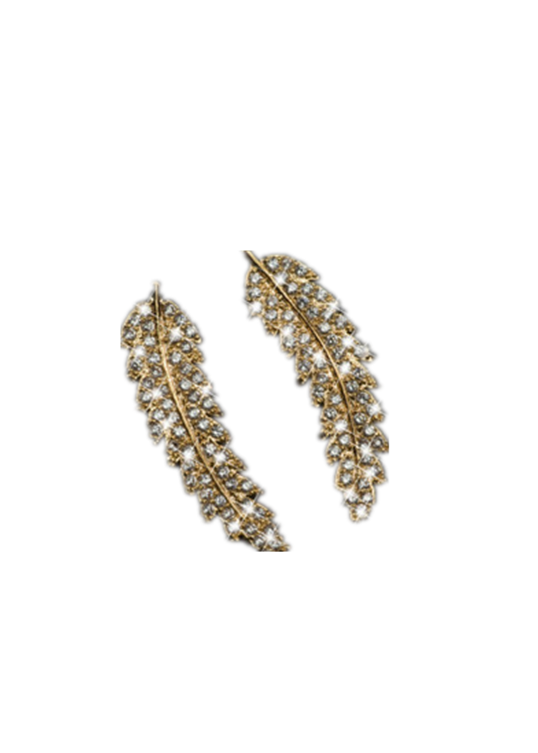 European Fashion Holiday gift Young People Jewelry Fashion Gold and silver leaves Eardrop