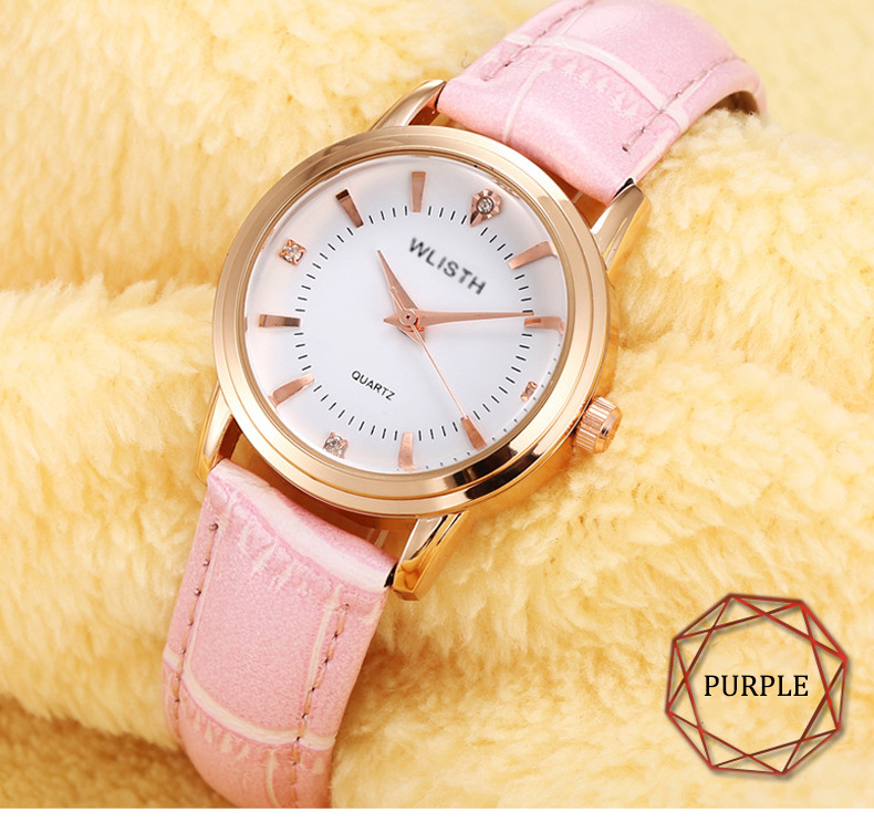 Lovers Fashion Simplicity Man Ma'am  Wrist Watch Diamonds Ma'am LeisureTime Watch