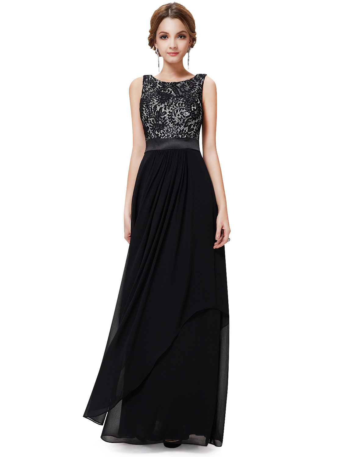 Elegant long Sexy Personalized Lace dress Lady Concert Long sleeves Dress Party Dress