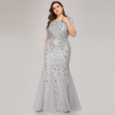 2022  High-End Women Evening Dresses Europe and America Sexy Personalized Long Sleeves Host Full Dress Lady Concert Dress Women Party Dress