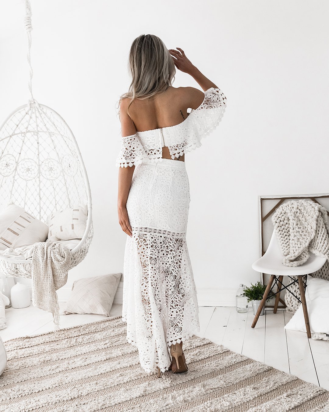 Sexy Personalized Wrap chest Backless Dress Lace dress Skirt Ma&apos;am Concert Dress Party Dress