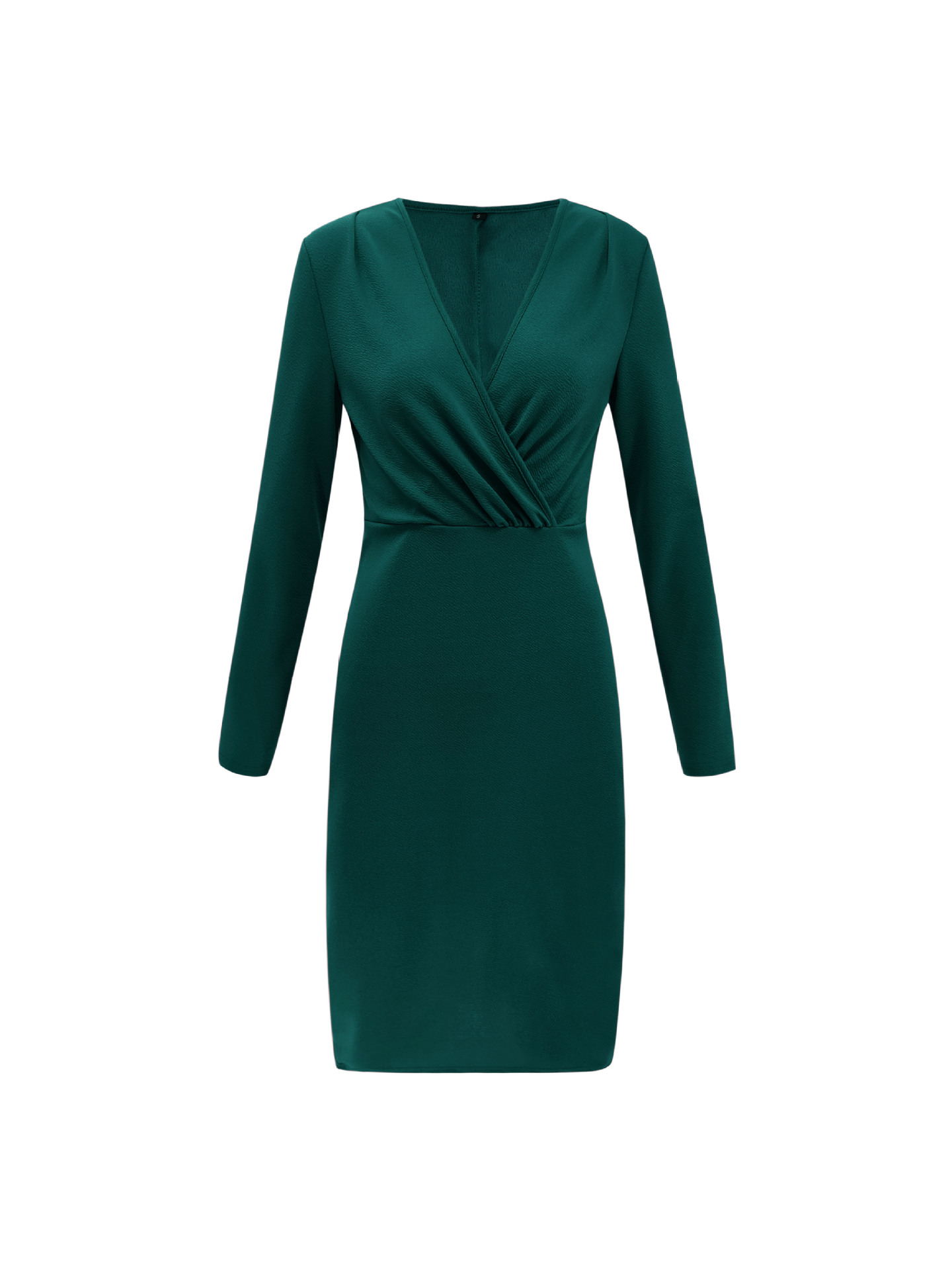 Sexy Personalized Deep V wrapped hip dress Middle-waisted Pure colorDress Party Concert Dress