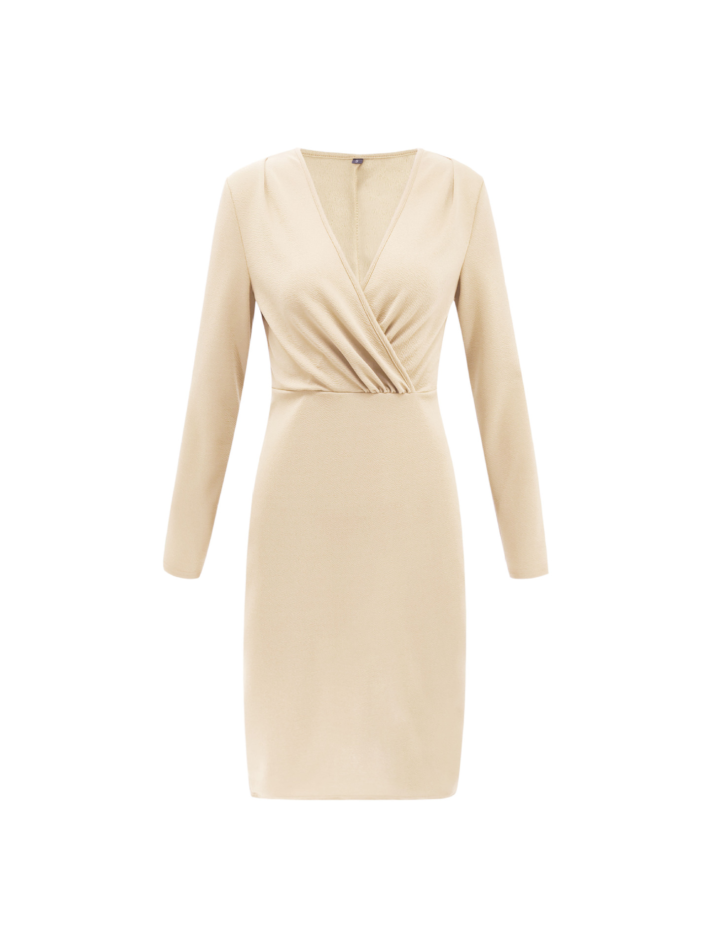 Sexy Personalized Deep V wrapped hip dress Middle-waisted Pure colorDress Party Concert Dress